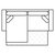 49 - Queen Sofa Bed w LHF Chaise - 22 - LB - A